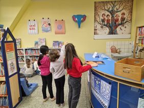 Neue Schulbibliothek - Ausleihe