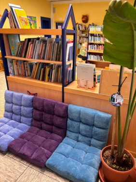 Neue Schulbibliothek - Sitzecke
