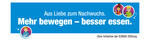 EDEKA Stiftung, „Mehr bewegen – besser essen“